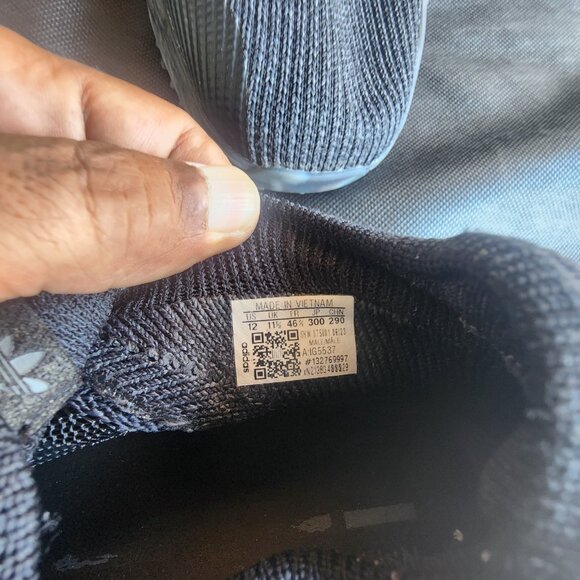 Adidas NMD S1 Core Black Grey Sneakers Size 12 Original Boost - Picture 6 of 8